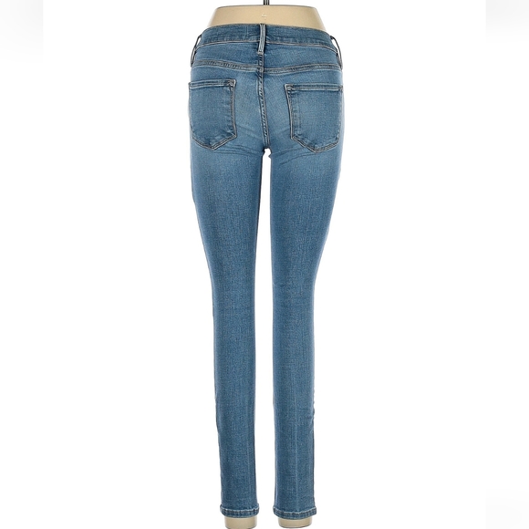 LAST CHANCE! Frame Light Blue Skinny Ankle Jeans - Picture 2 of 7